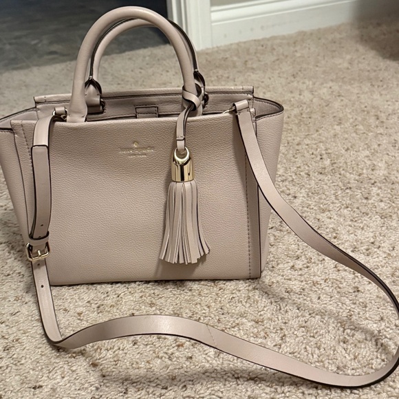 Kate Spade Satchel with tassel charm - Picture 1 of 6